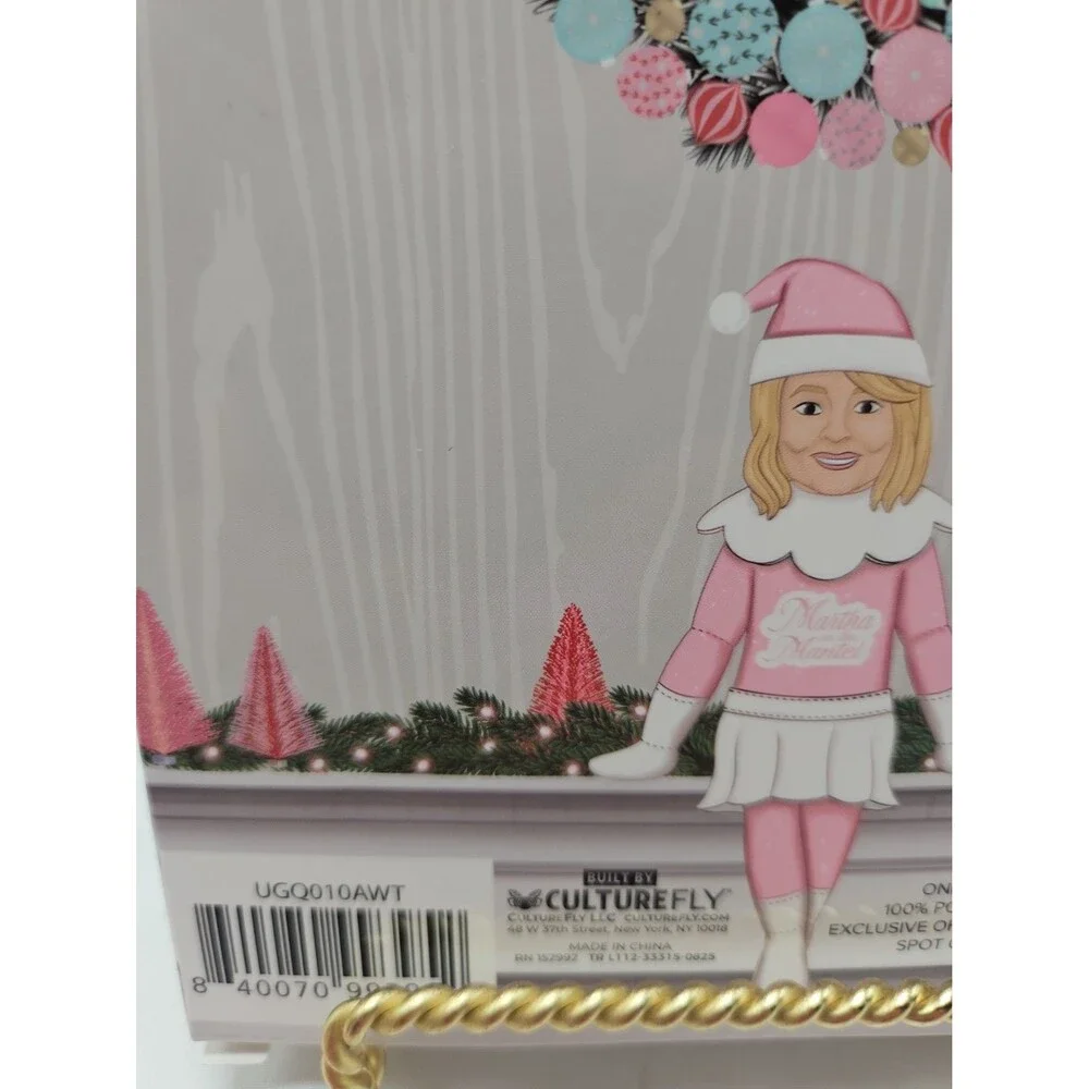 Martha on The Mantel Pink Christmas Knit Sweater Collectible Ornament NEW